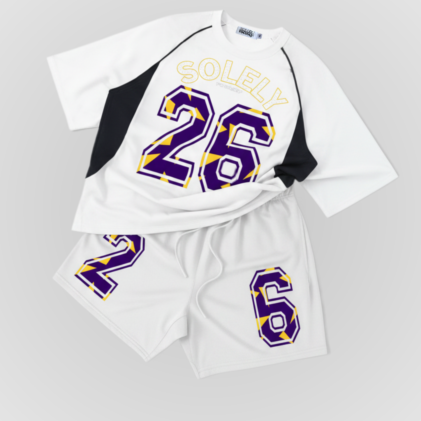 26 (WHITE) | RAGLAN JERSEY TEE