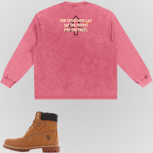 FOR THE TREES | LONG SLEEVE SNOW WASHED TEE