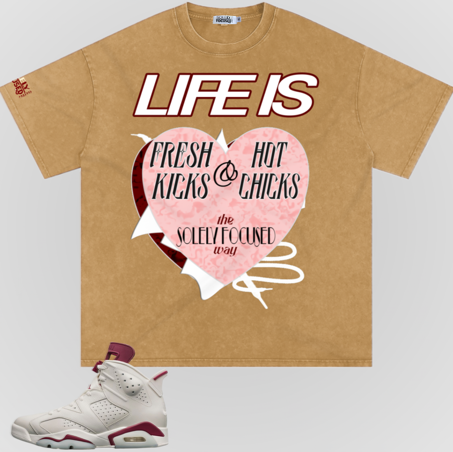 LIFE IS | SNOW WASHED TEE