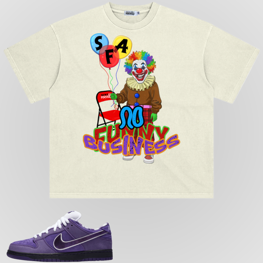 NO FUNNY BUSINESS | WASHED TEE