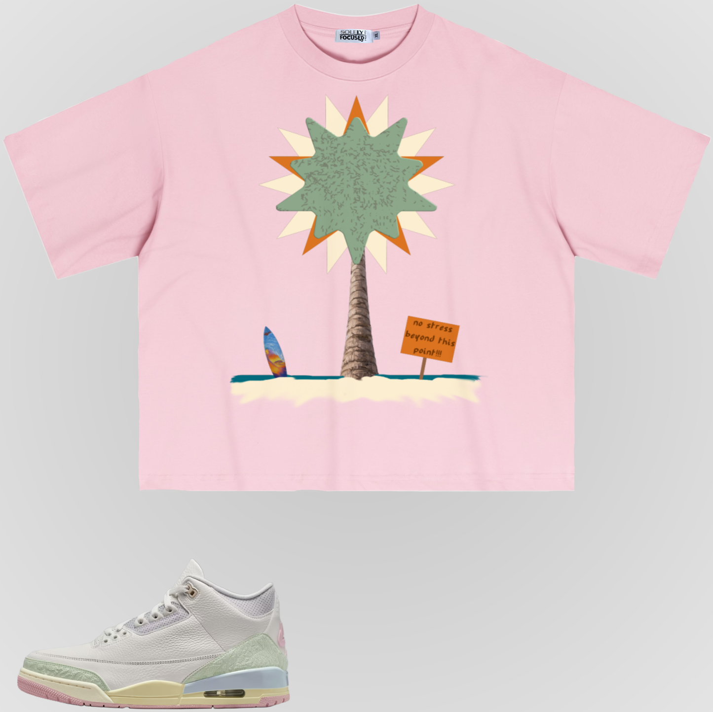 NO STRESS | BOX CROP TEE