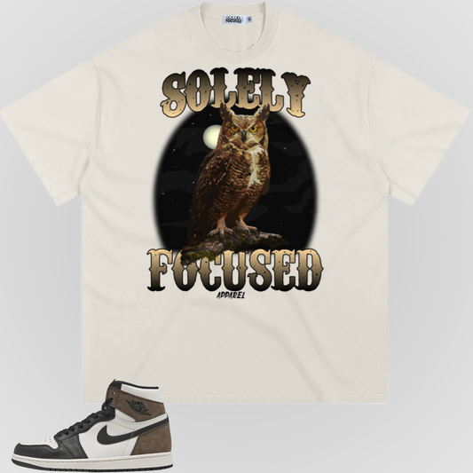 THE OWL (TAN GRADIENT) | HEAVY TEE