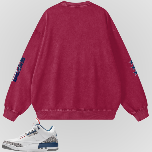 S.F.A BOX LOGO CREWNECK (TRUE BLUE)