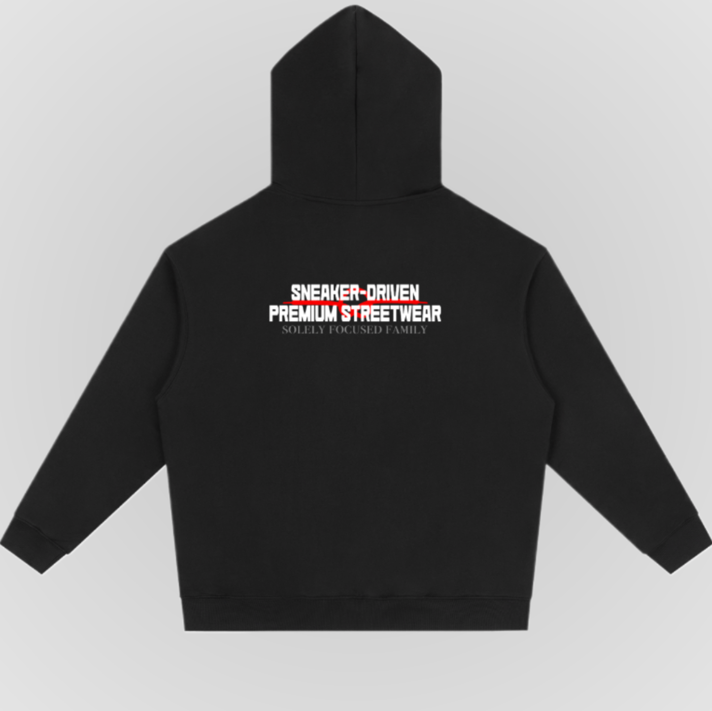 THE SLOGAN HOODIE (BLACK)