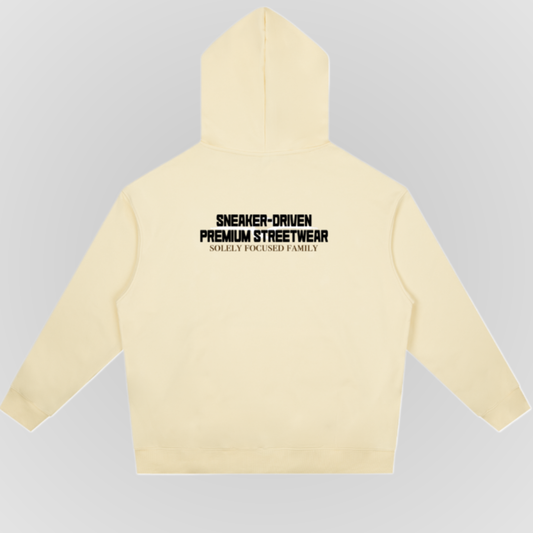 THE SLOGAN HOODIE (CREAM)