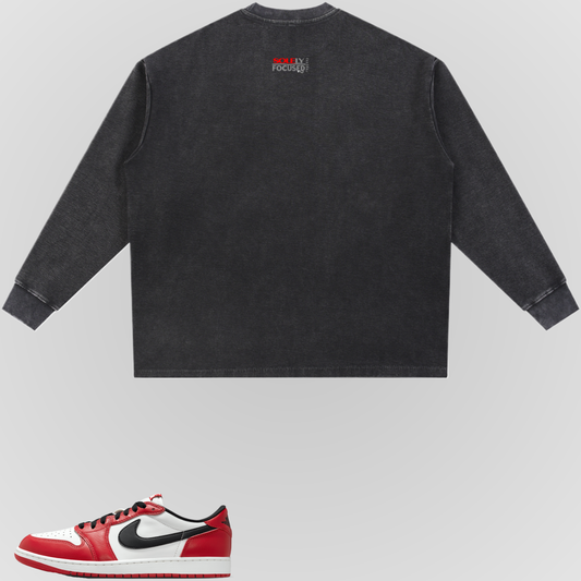 SF WORLDWIDE | LONG SLEEVE WAFFLE TEE