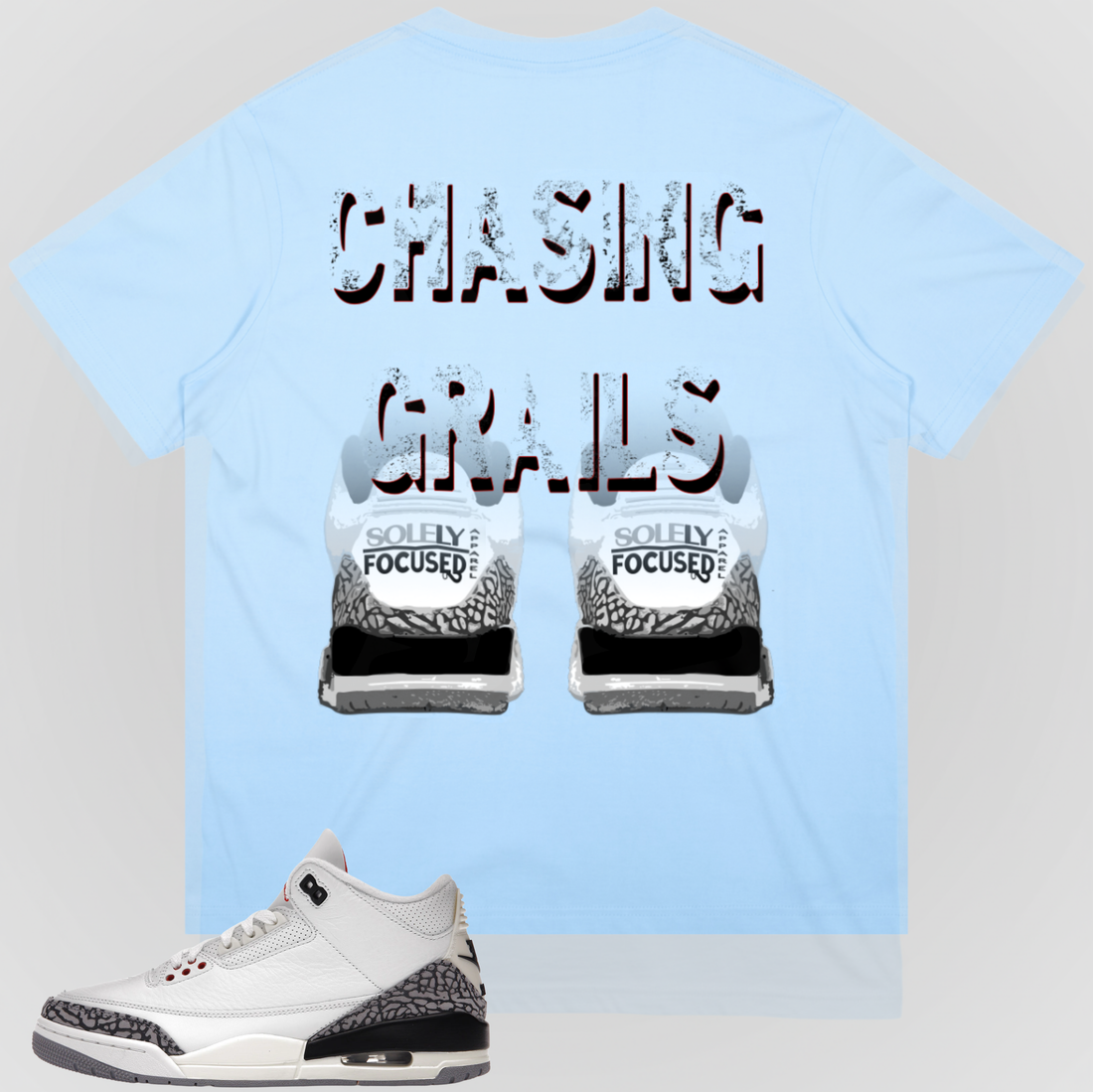 CHASING GRAILS TEE: A Must-Have for Sneaker Culture | Solely Focused Apparel