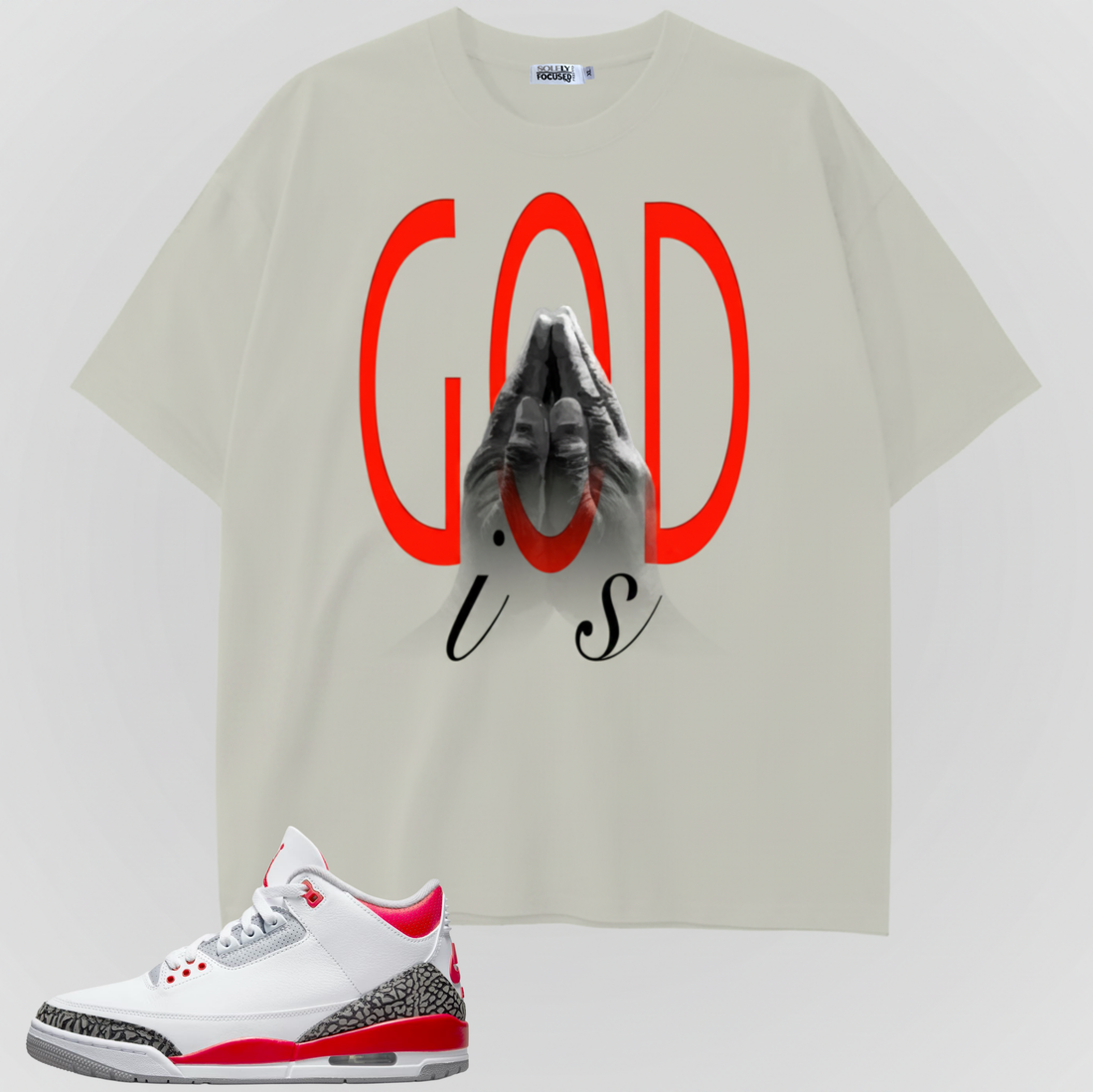 GOD IS TEE: Faith-Inspired Oversized Streetwear | Solely Focused Apparel