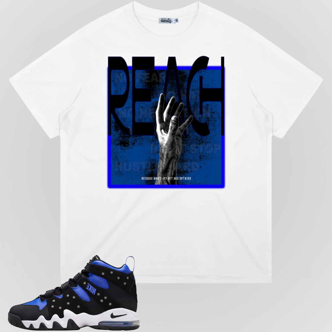 REACH TEE: A Statement of Hustle, Focus, and Success | Solely Focused Apparel