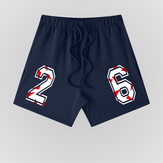 26 (NAVY) | HEAVYWEIGHT COTTON SHORTS