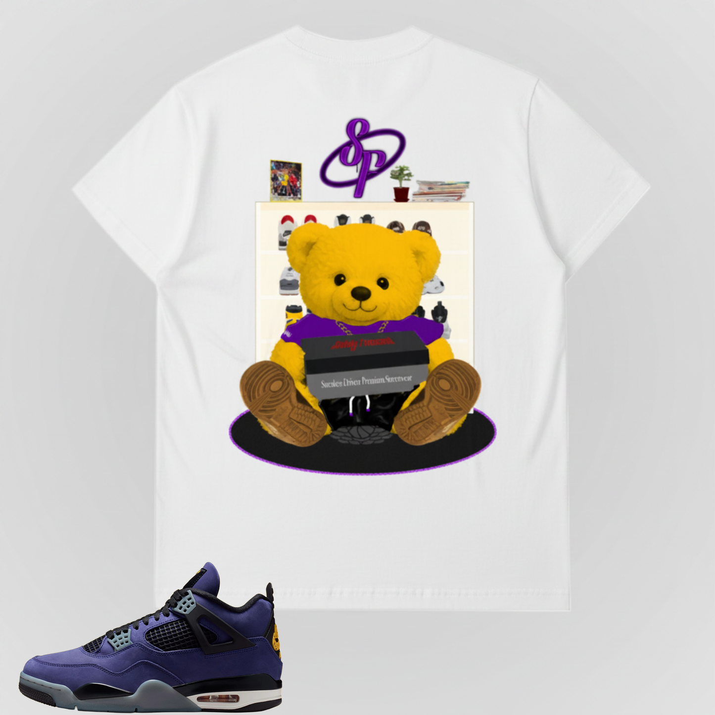 BUILD A BEAR (PURPLE) | STANDARD SLEEVE MAX HEAVY TEE