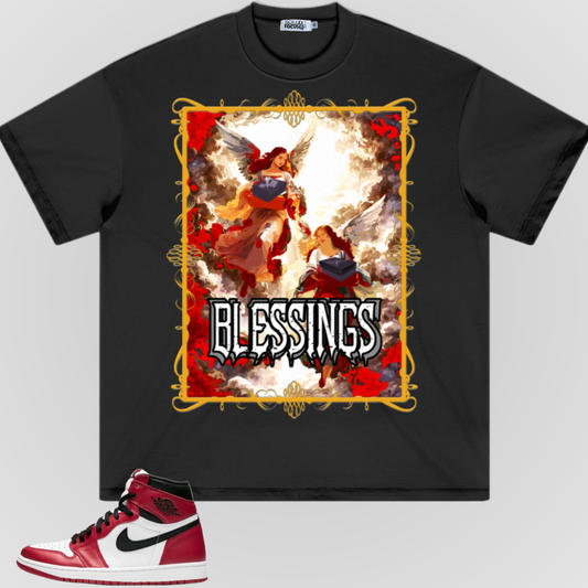 BLESSINGS (GOLD BORDER) | HEAVY TEE