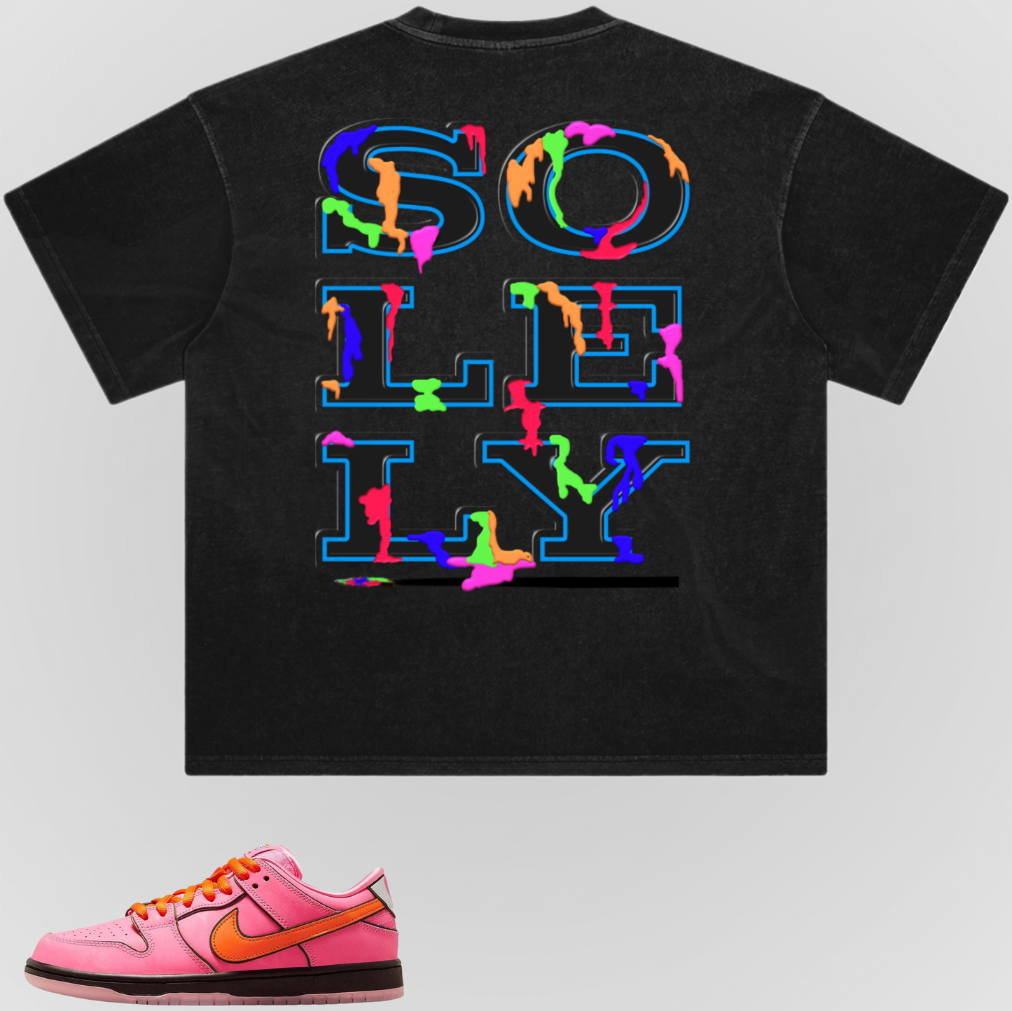 DRIPPIN' (PINK / MULTI-COLOR) | WASHED TEE