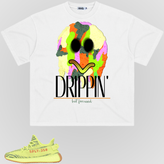 DRIPPIN' (OLIVE / MULTI-COLOR) | WASHED TEE