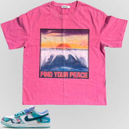 FIND YOUR PEACE | Vintage Washed Heavyweight Tee