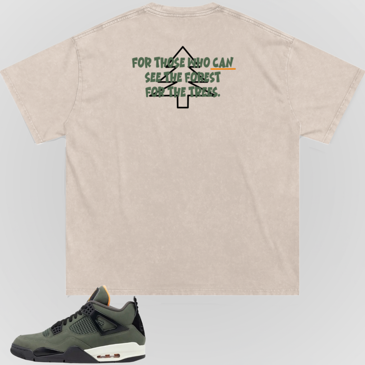 FOR THE TREES (BROWN FONT) | SNOW WASHED TEE