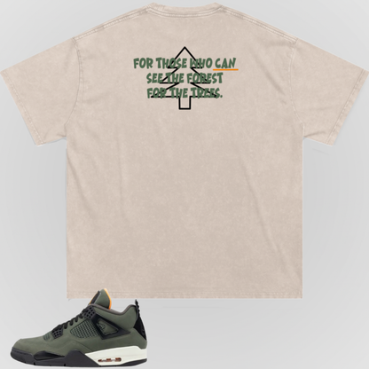 FOR THE TREES (BROWN FONT) | SNOW WASHED TEE