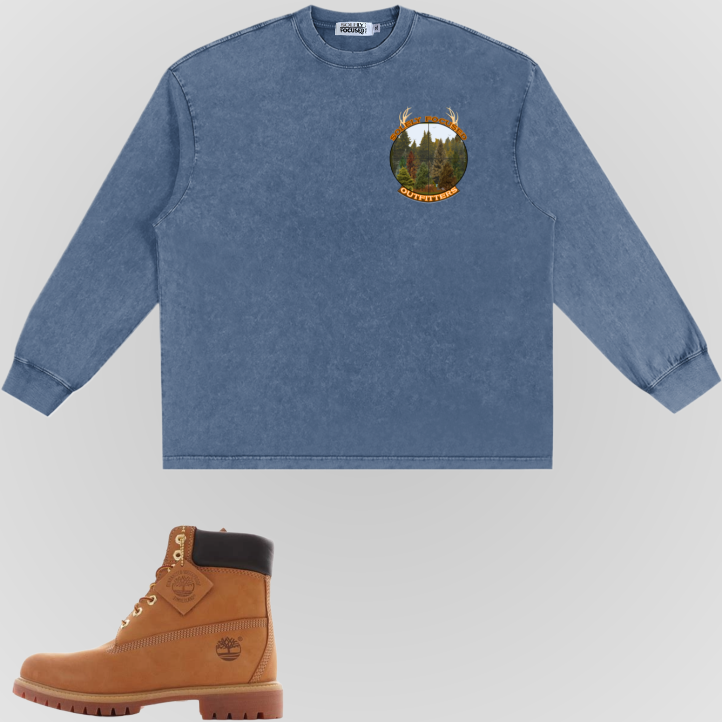 FOR THE TREES | LONG SLEEVE  SNOW WASHED TEE