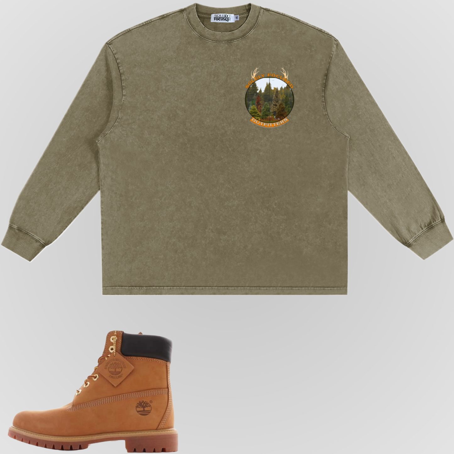FOR THE TREES | LONG SLEEVE SNOW WASHED TEE