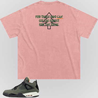 FOR THE TREES (BROWN FONT) | SNOW WASHED TEE