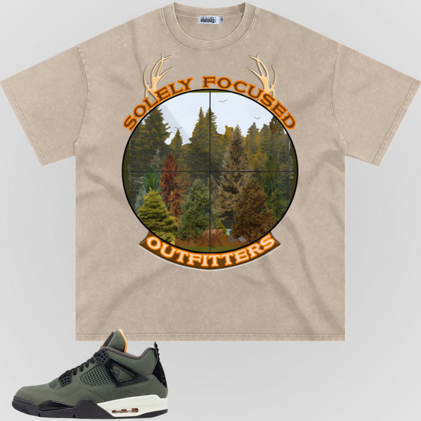 FOR THE TREES (BROWN FONT) | SNOW WASHED TEE