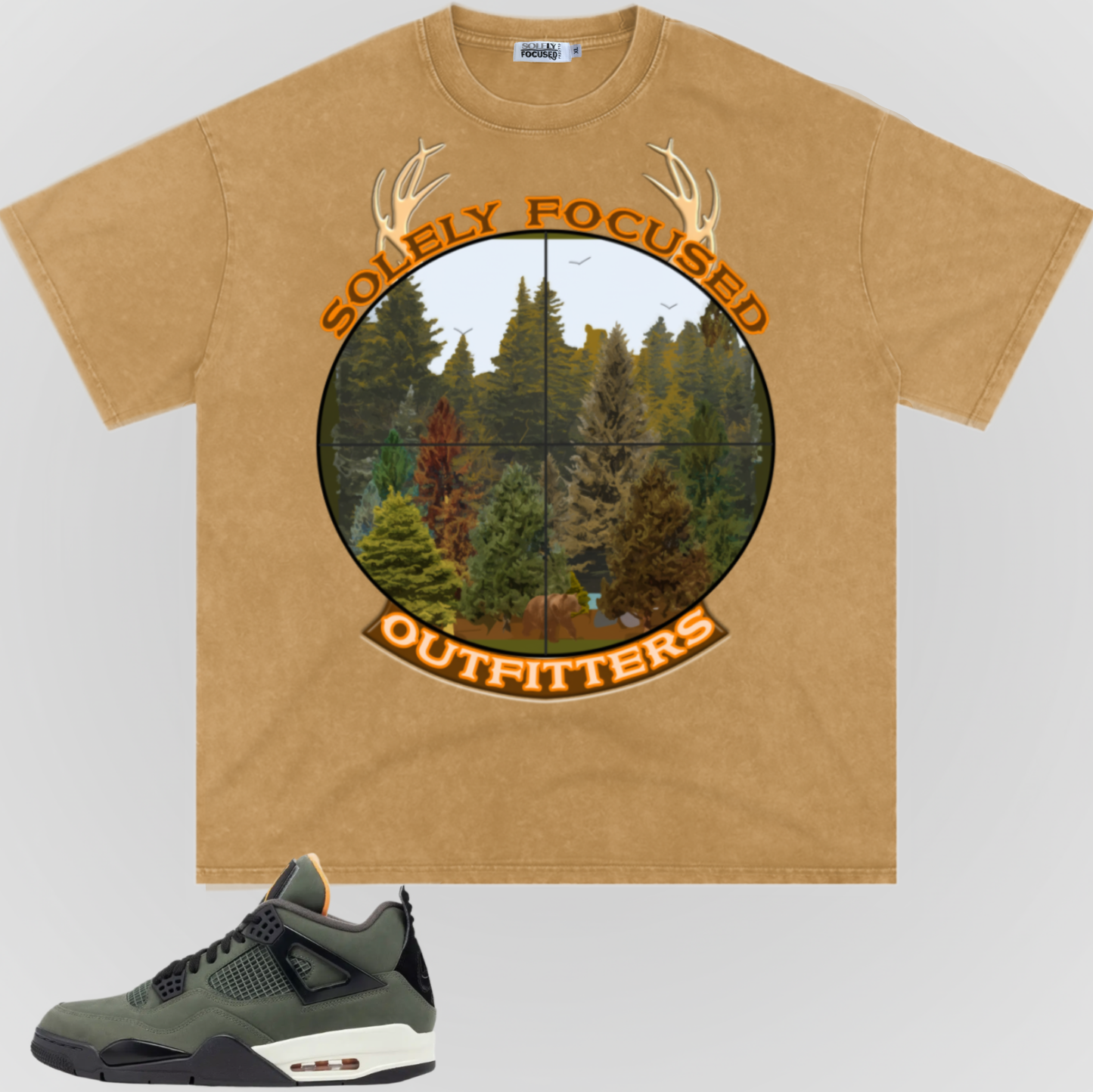 FOR THE TREES (BROWN FONT) | SNOW WASHED TEE
