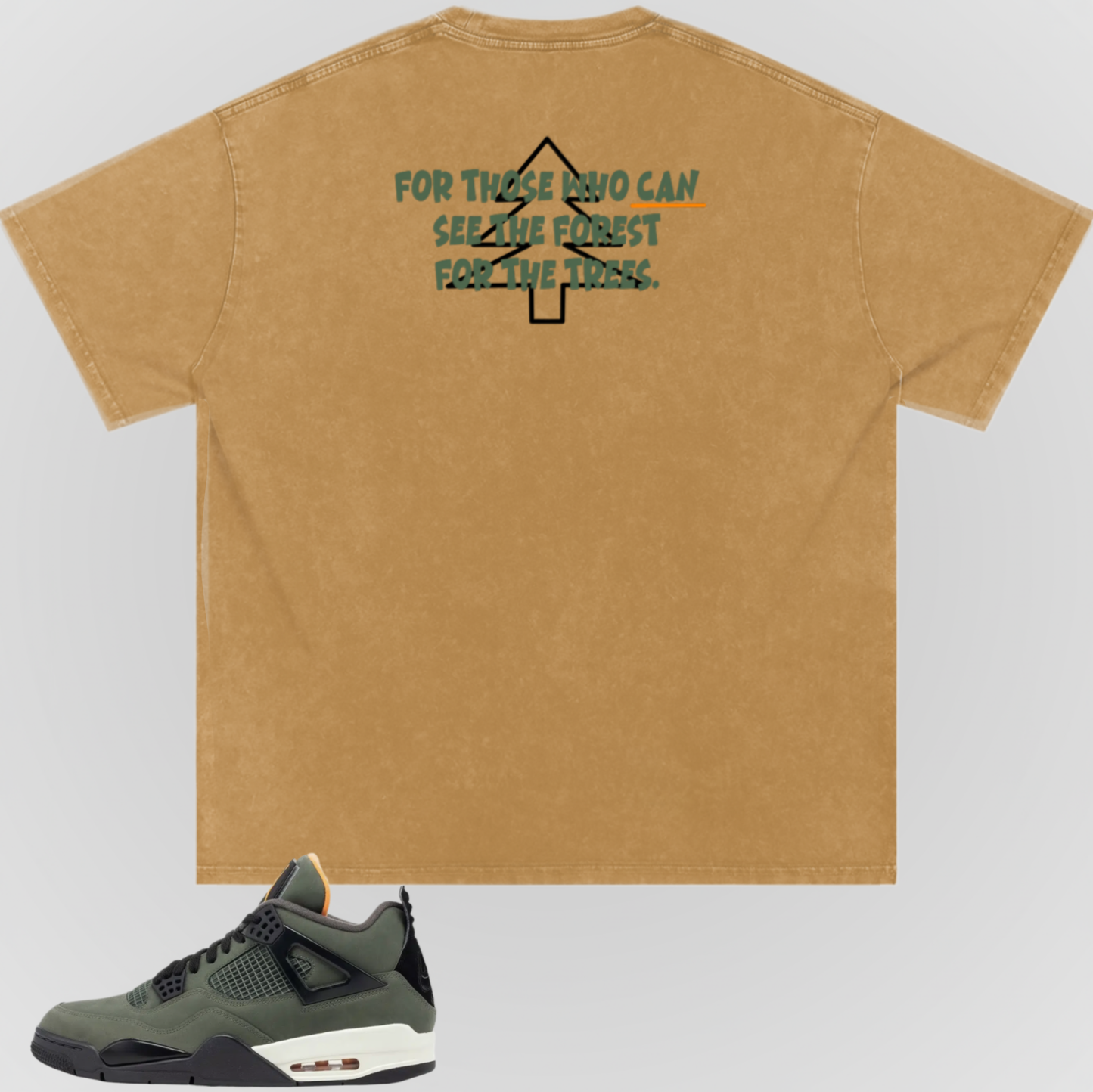 FOR THE TREES (BROWN FONT) | SNOW WASHED TEE