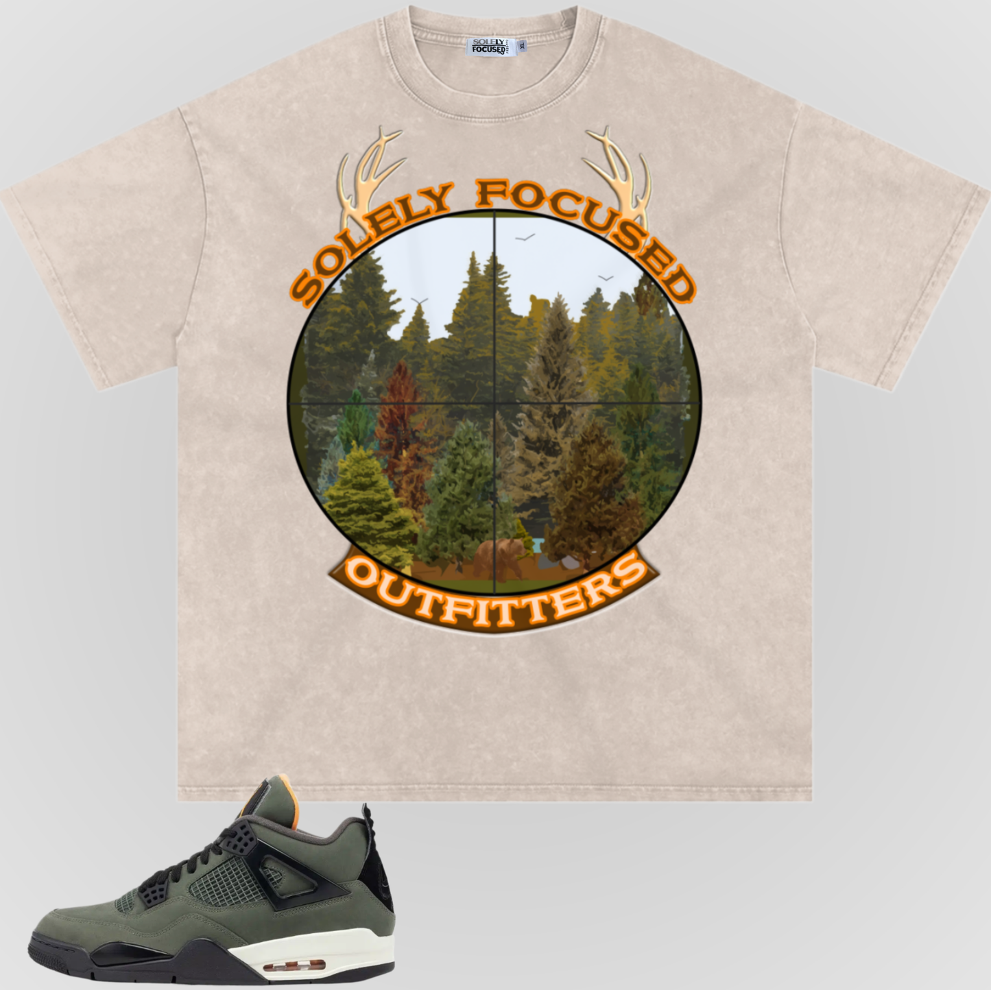 FOR THE TREES (BROWN FONT) | SNOW WASHED TEE