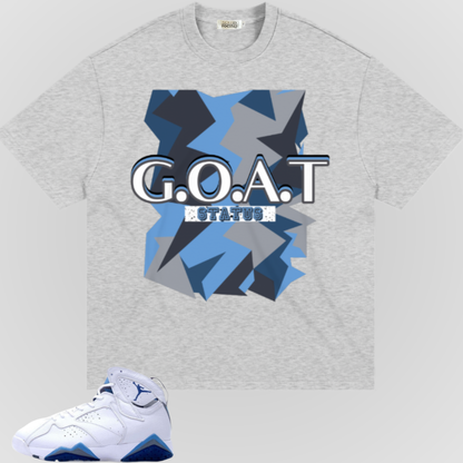 G.O.A.T STATUS (FRENCH BLUE) | MAX HEAVY TEE