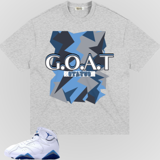 G.O.A.T STATUS (FRENCH BLUE) | MAX HEAVY TEE