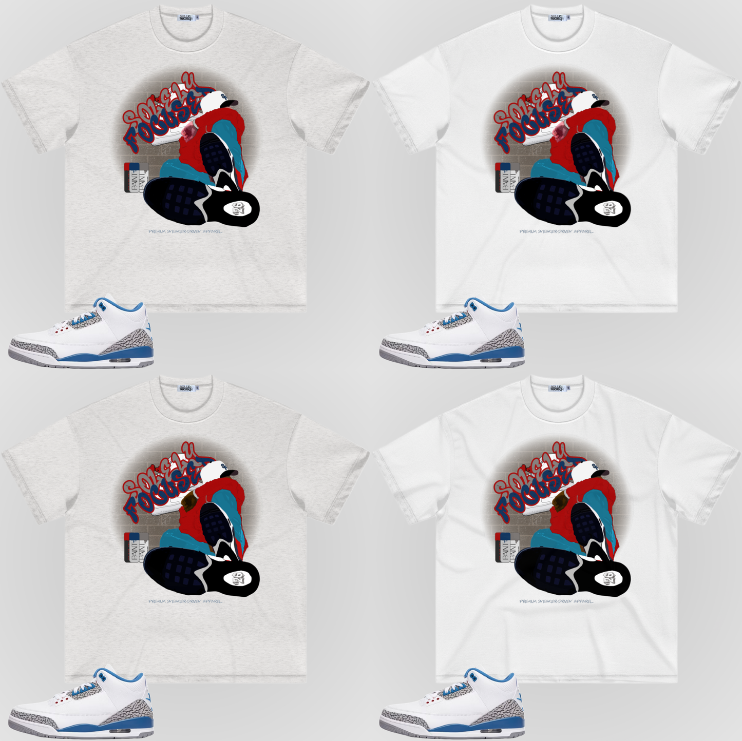 GRAFFITI (TRUE BLUE) | HEAVY TEE