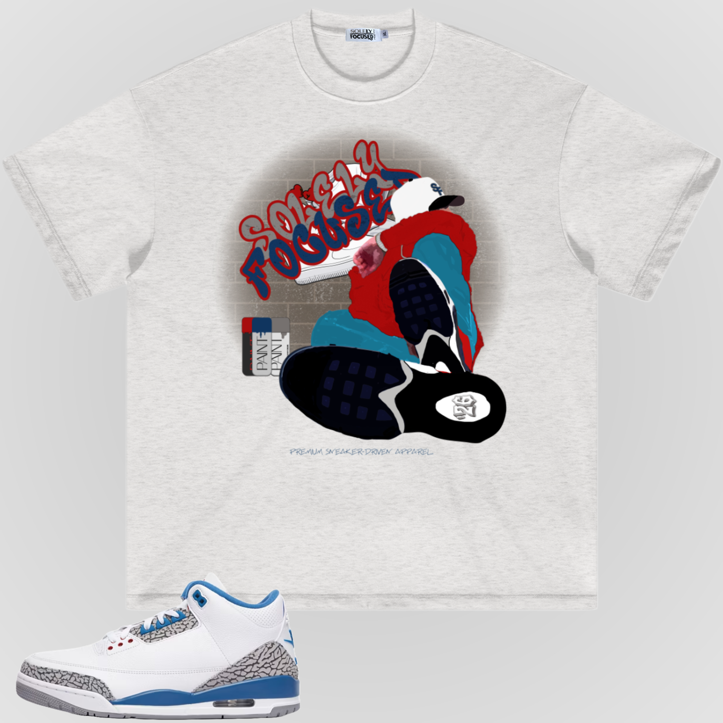 GRAFFITI (TRUE BLUE) | HEAVY TEE