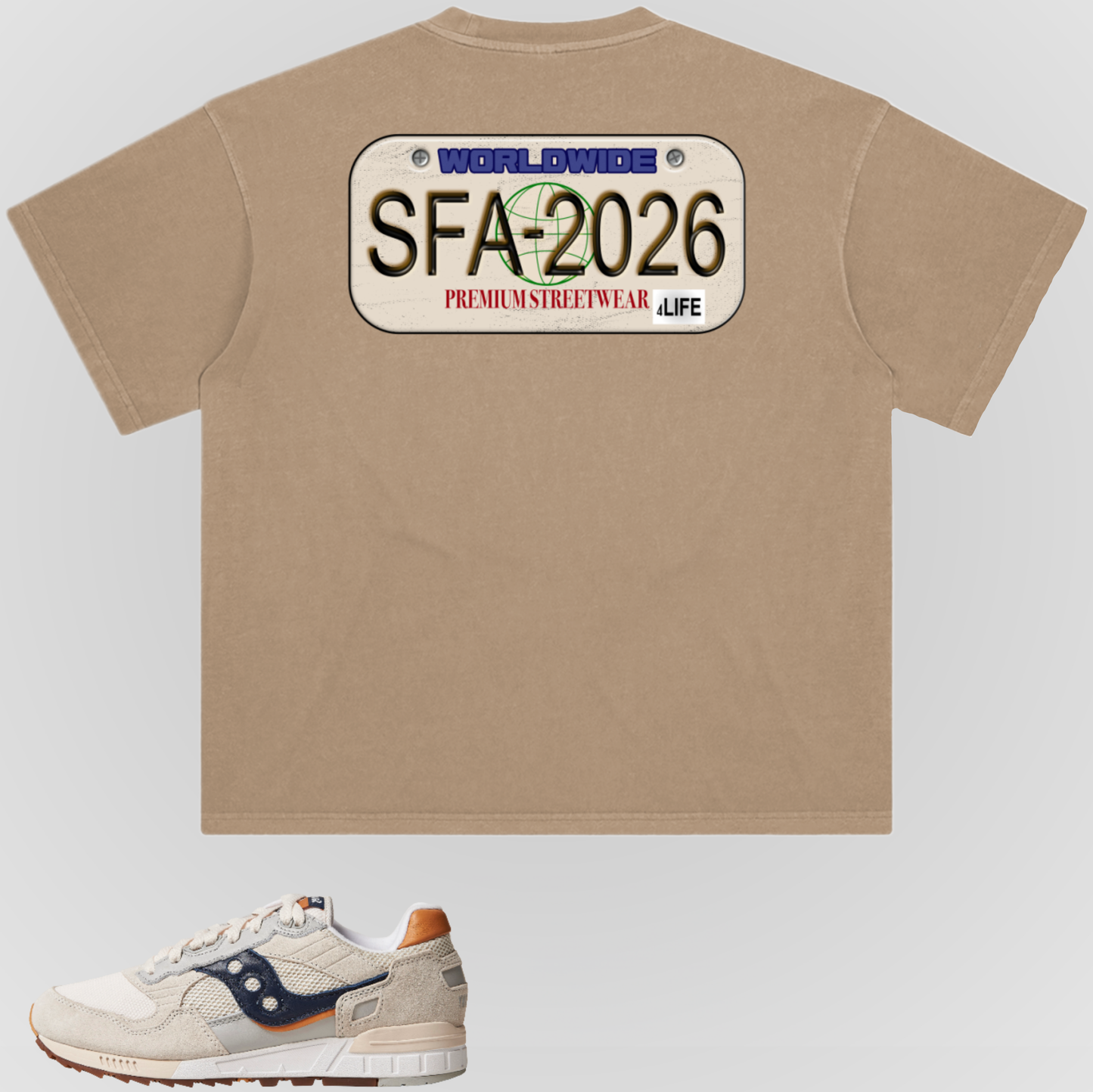 LICENSE PLATE | WASHED TEE