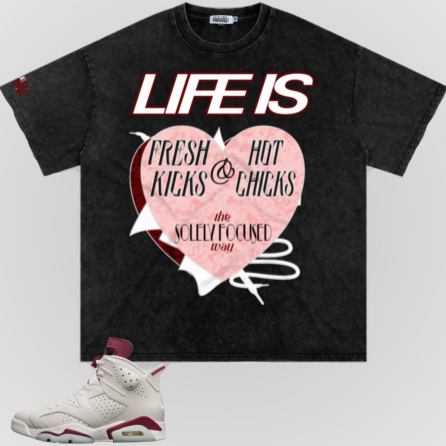 LIFE IS | SNOW WASHED TEE