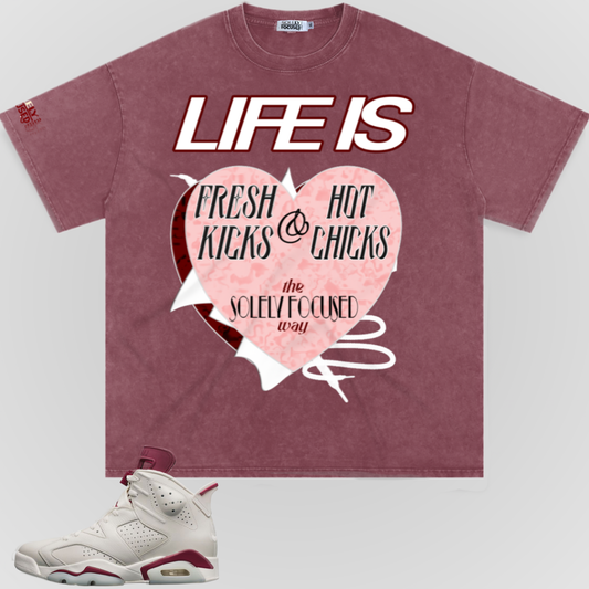 LIFE IS | SNOW WASHED TEE