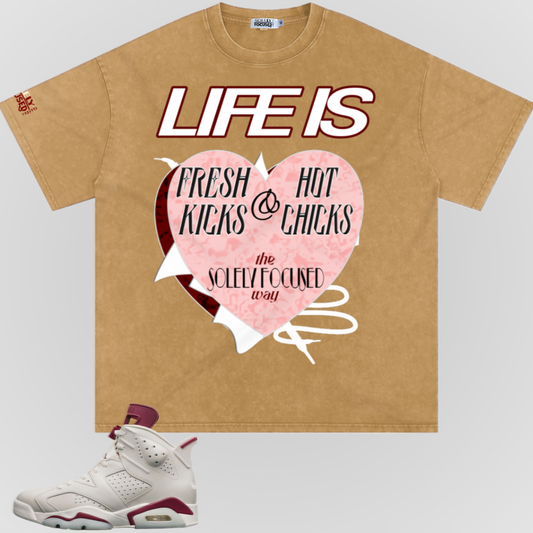 LIFE IS | SNOW WASHED TEE