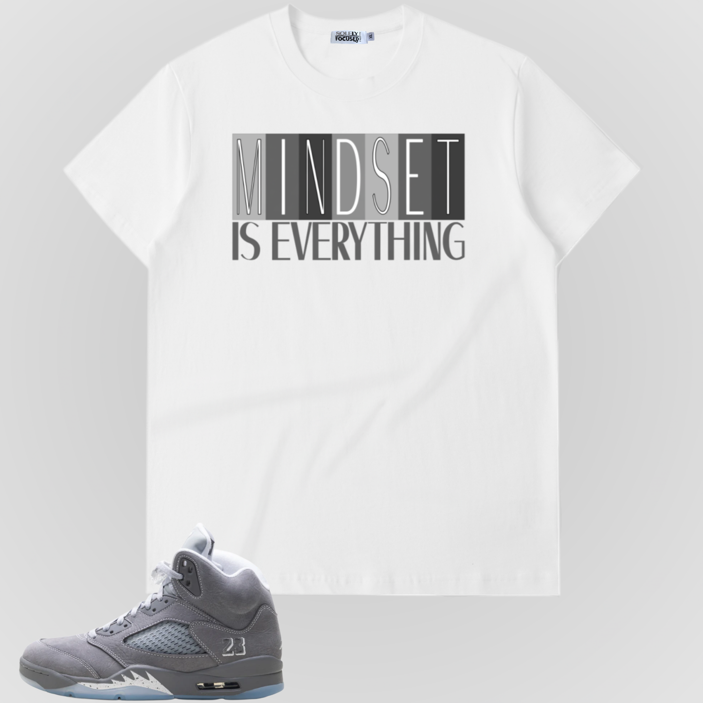 MINDSET (WOLF GREY) | STANDARD SLEEVE MAX HEAVY TEE