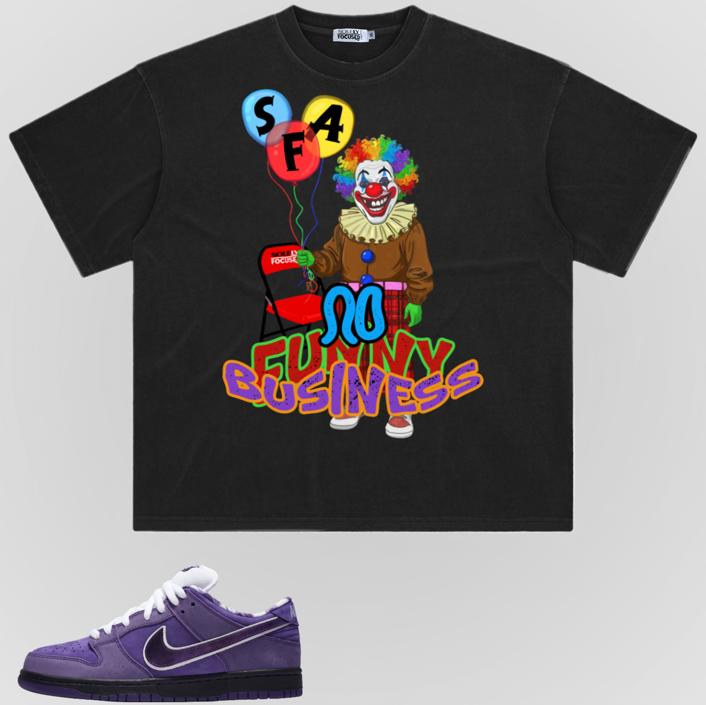 NO FUNNY BUSINESS | WASHED TEE