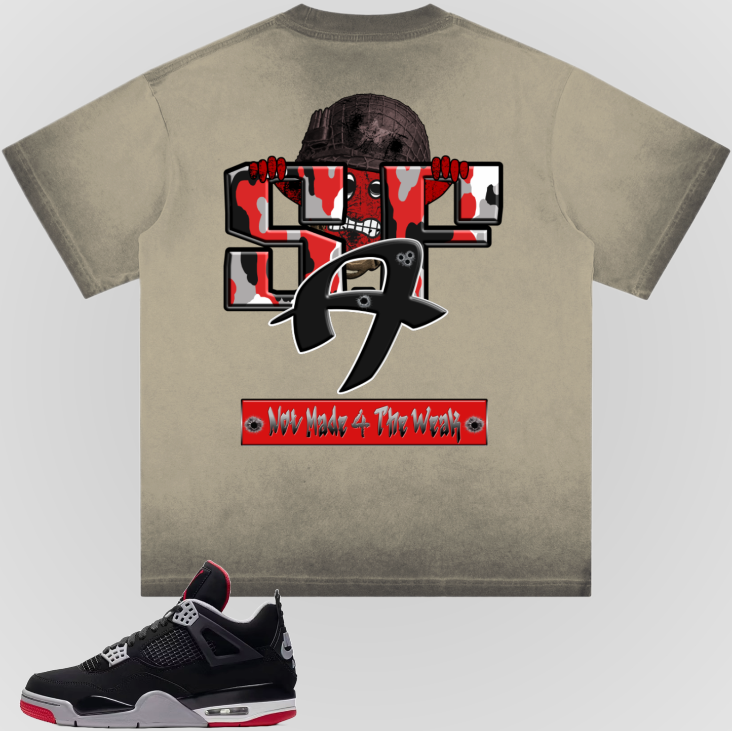 NOT MADE 4 THE WEAK | REVERSE DYED TEE