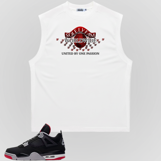 SF WORLDWIDE (WHITE) | Muscle Tee