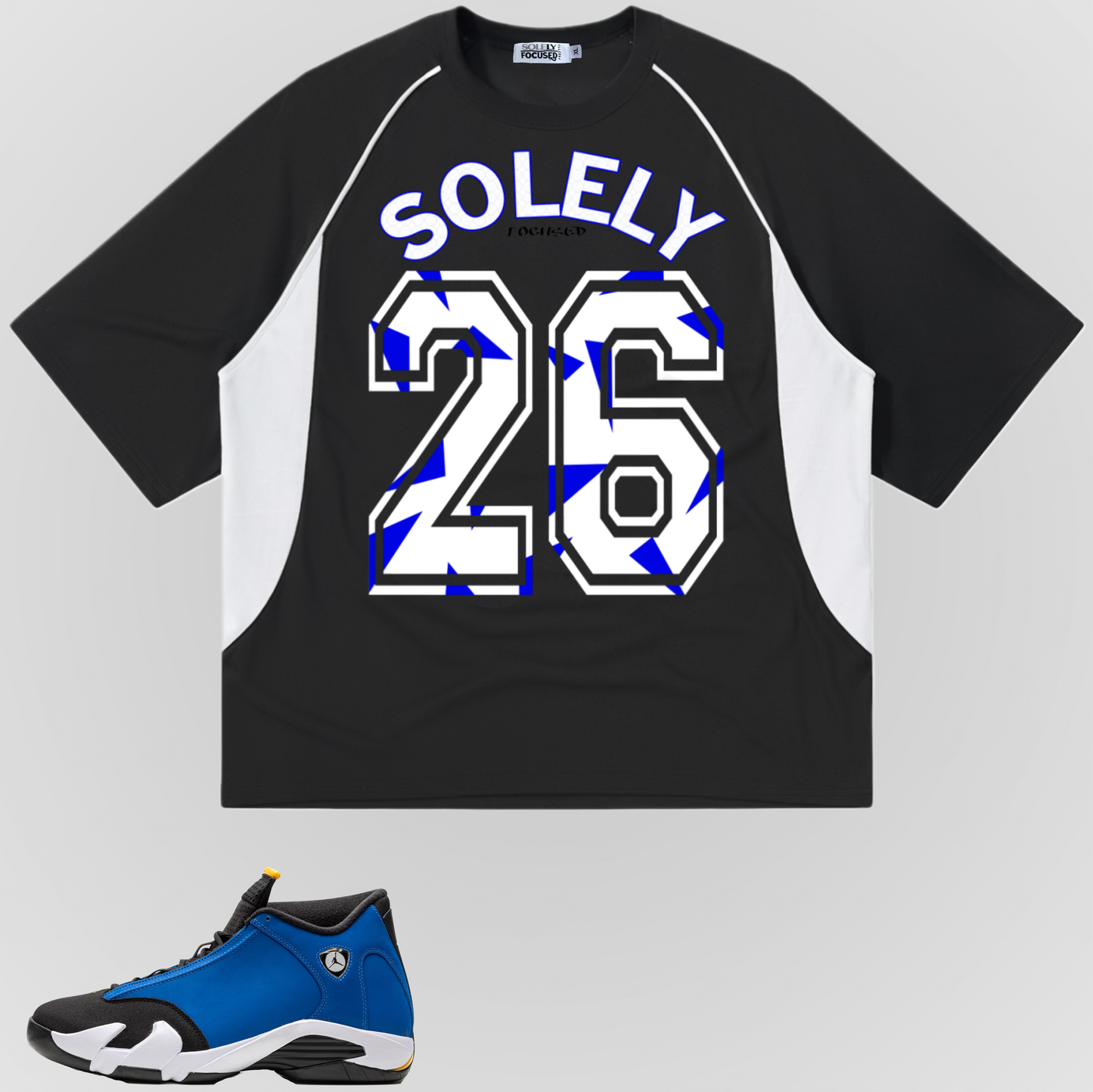 26 (BLACK) | RAGLAN JERSEY TEE