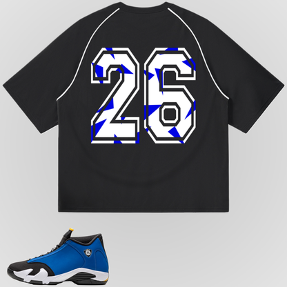 26 (BLACK) | RAGLAN JERSEY TEE