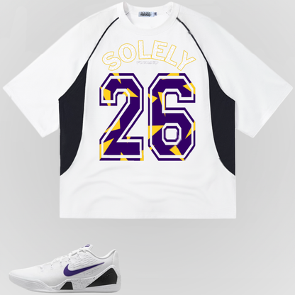 26 (WHITE) | RAGLAN JERSEY TEE