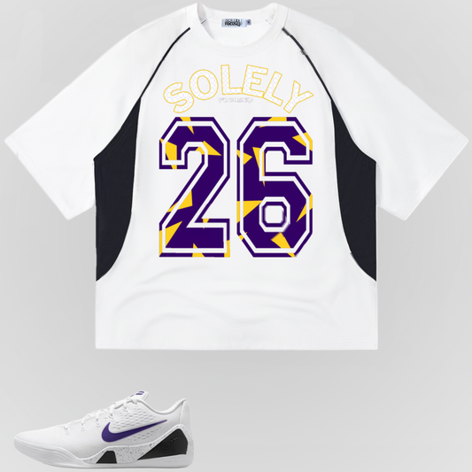 26 (WHITE) | RAGLAN JERSEY TEE