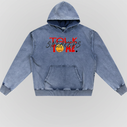 TALK SNEAKERS | SNOW WASHED HOODIE