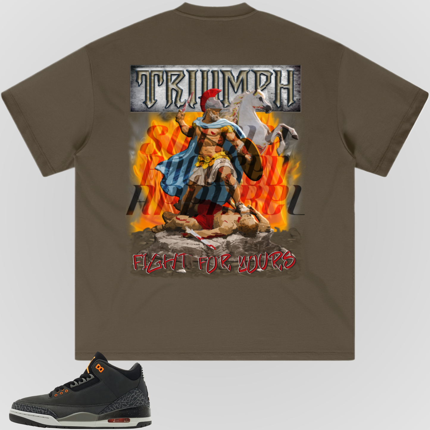 TRIUMPH (WHITE FONT) | HEAVY TEE