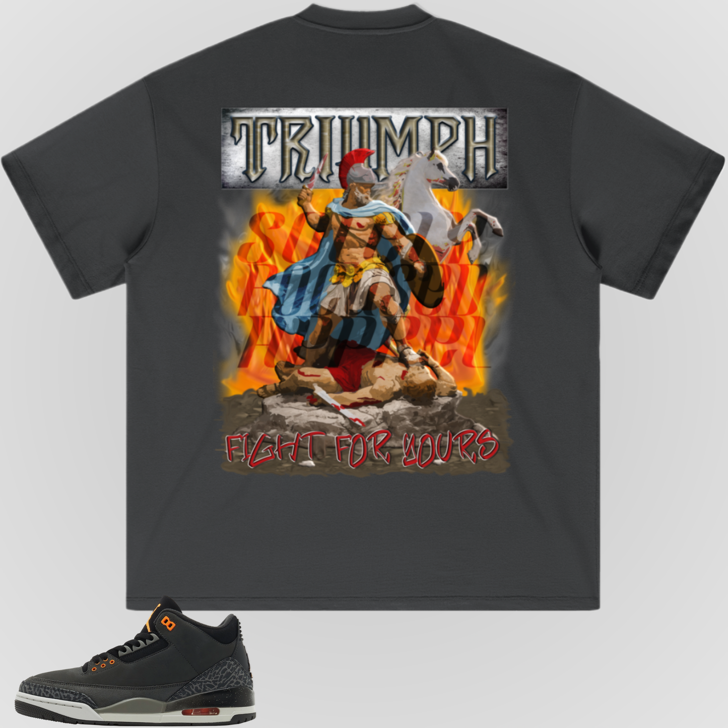 TRIUMPH (WHITE FONT) | HEAVY TEE
