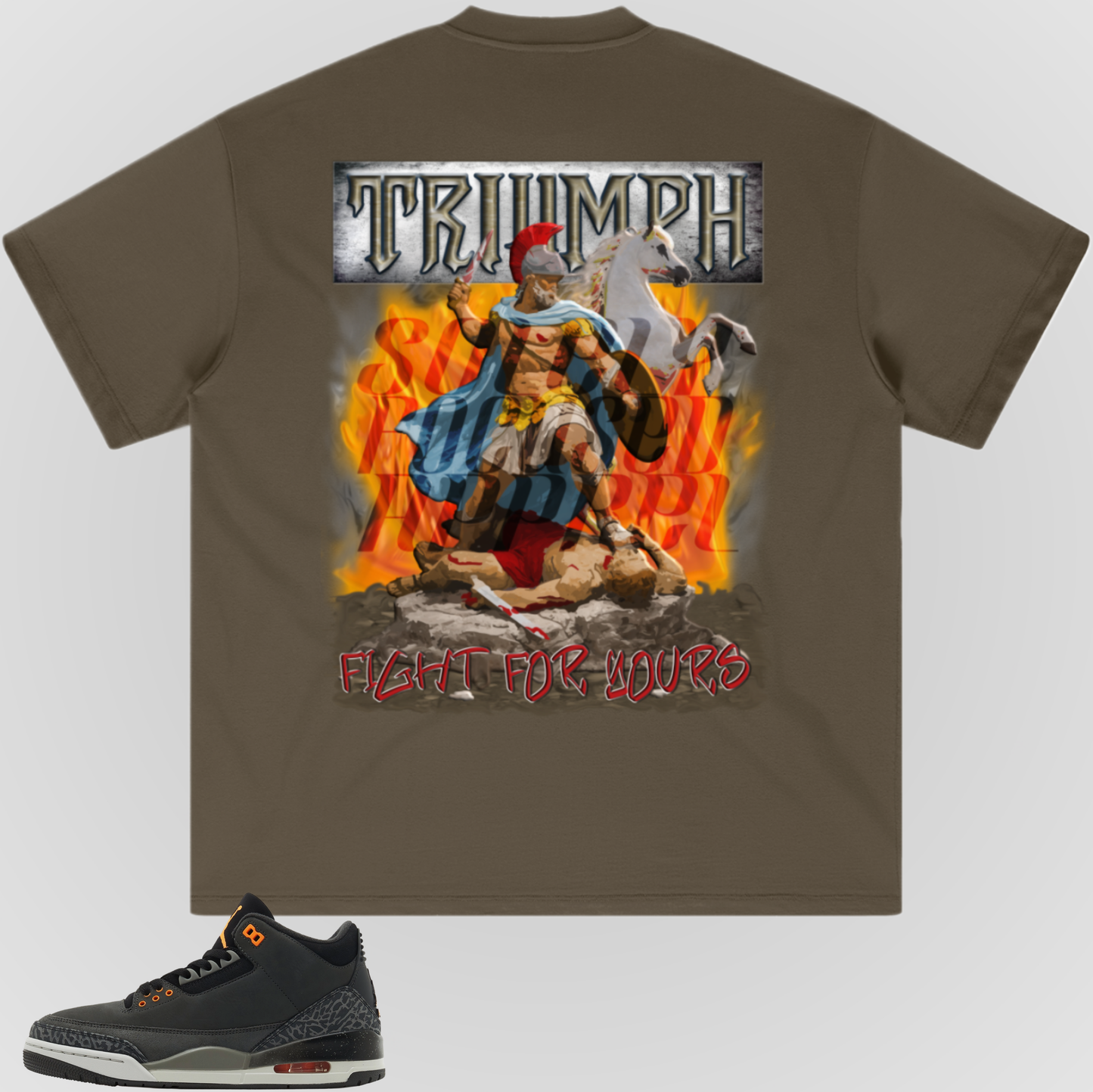 TRIUMPH (WHITE FONT) | HEAVY TEE