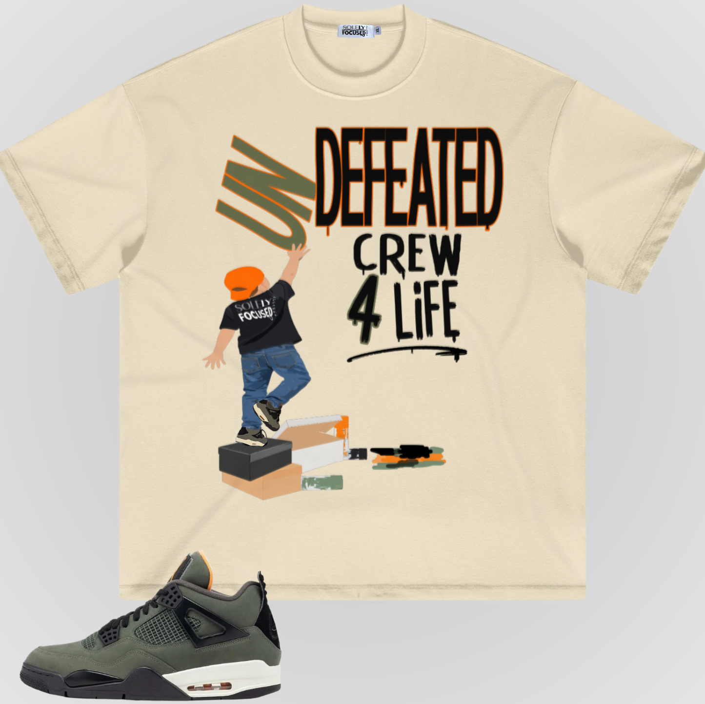 UNDEFEATED CREW 4 LIFE | HEAVY TEE