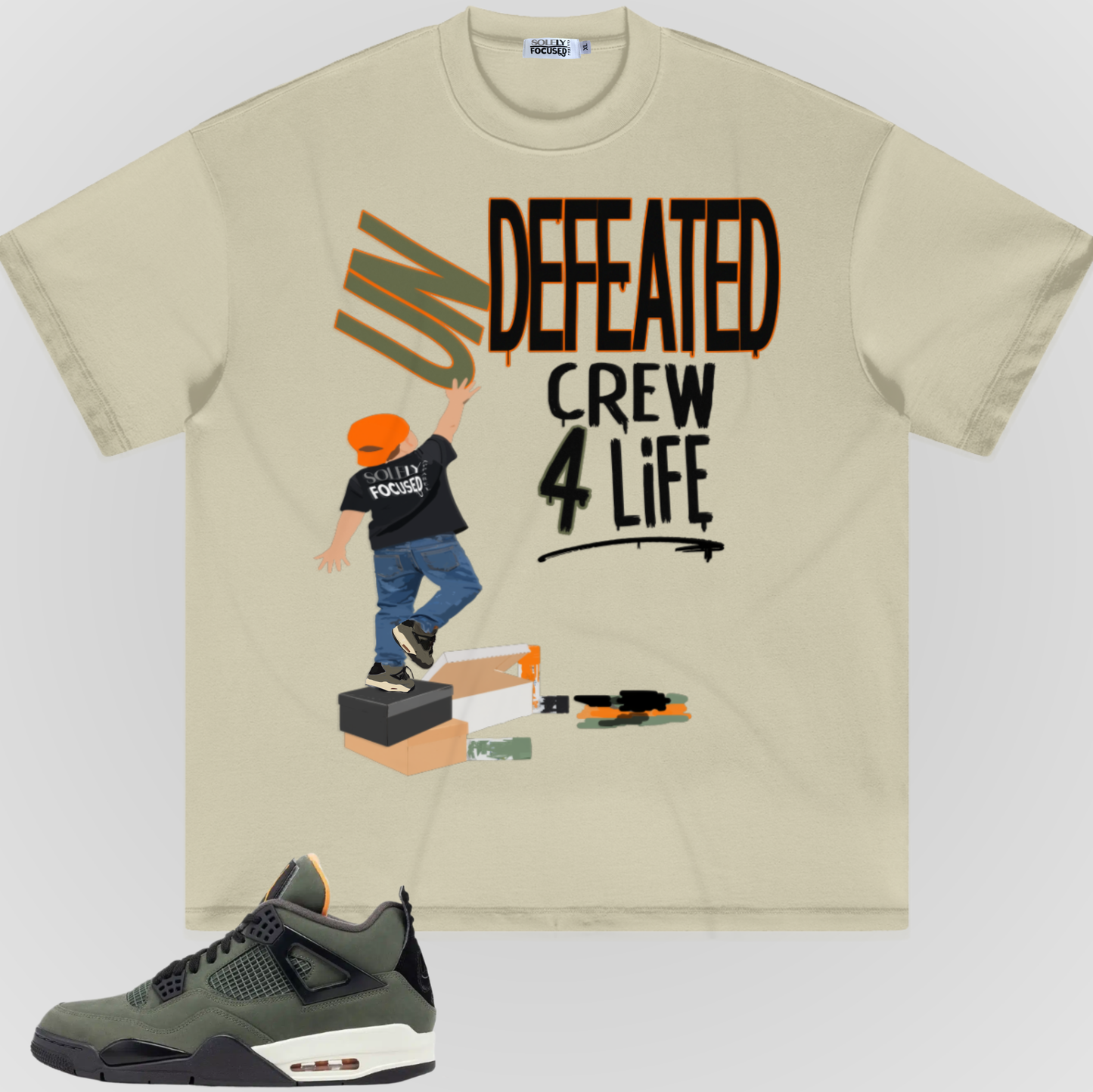 UNDEFEATED CREW 4 LIFE | HEAVY TEE
